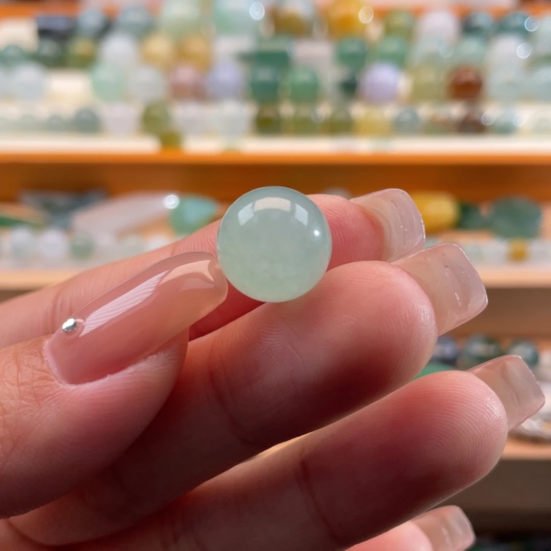 未镶嵌定制翡翠天然缅甸翡翠a货甜绿11.9