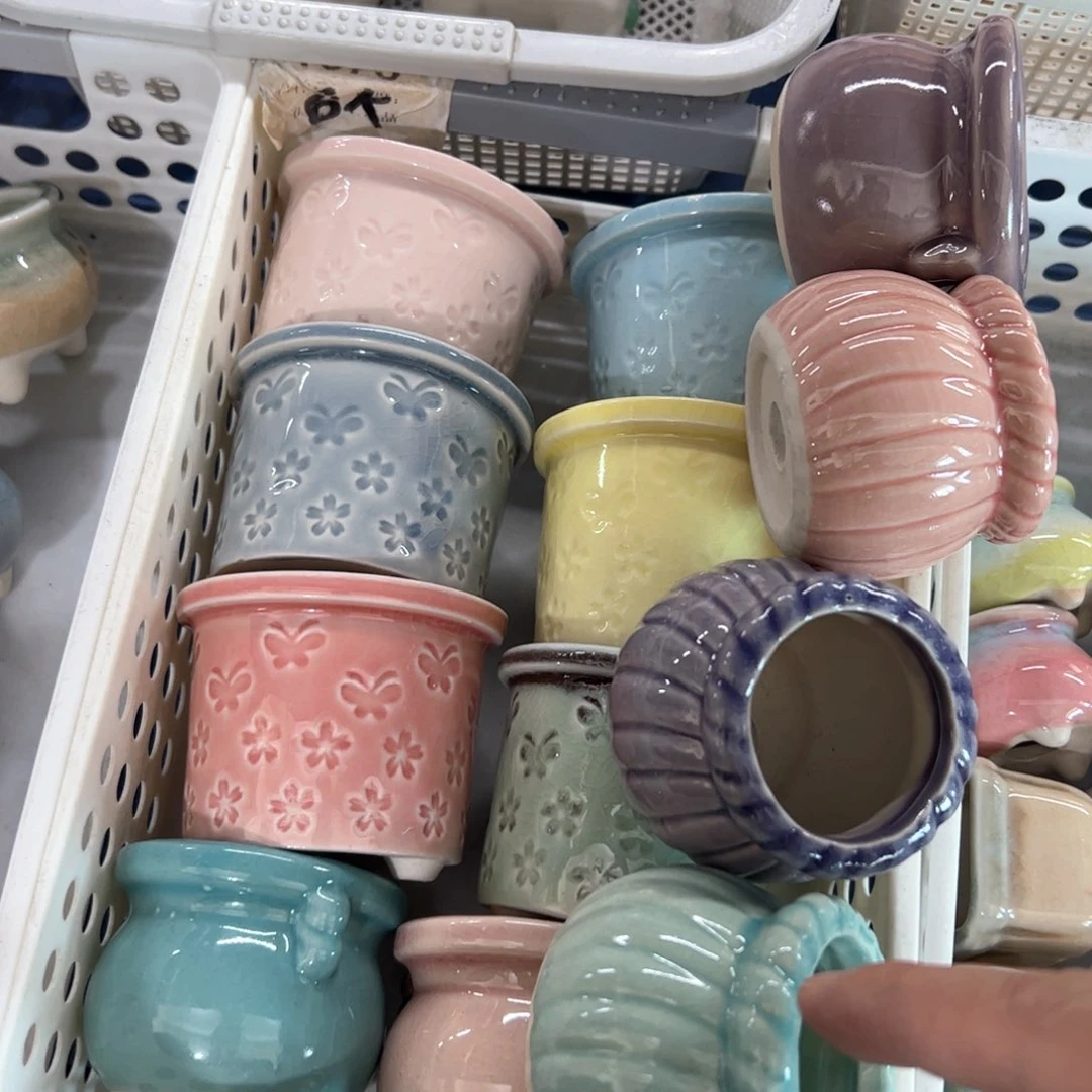 陶瓷多肉小花盆@@2050