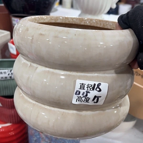 外贸尾货多肉绿植陶瓷花盆