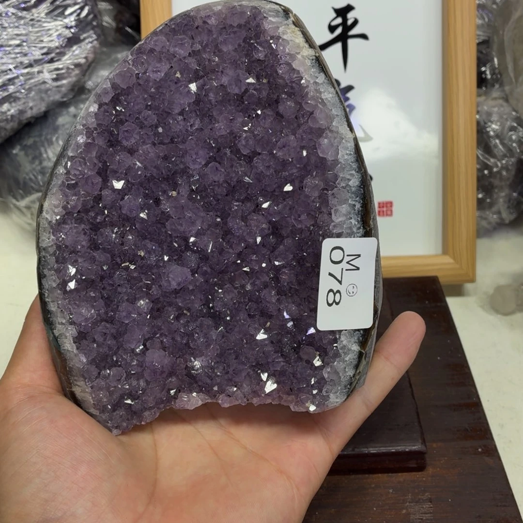 未镶嵌摆件紫晶水晶