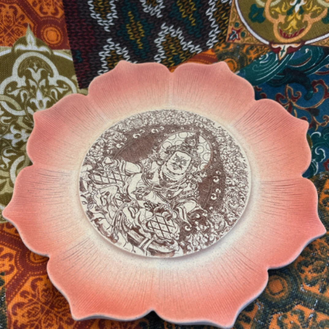 锦鲤一莲承好运纯手工 高级莲花禅意壶承