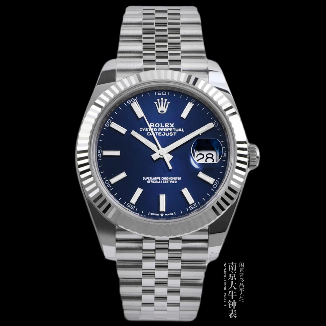 未使用 Rolex/劳力士 S/蓝条日志126334/25年9月全套/41mm
