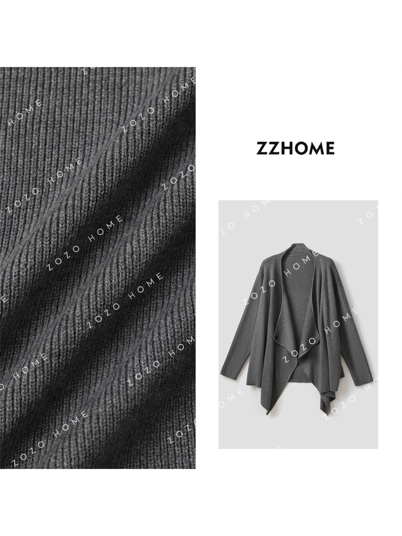 【ZOZO HOME】“多种穿法”品牌单粗棒针设计开衫外套q170428p