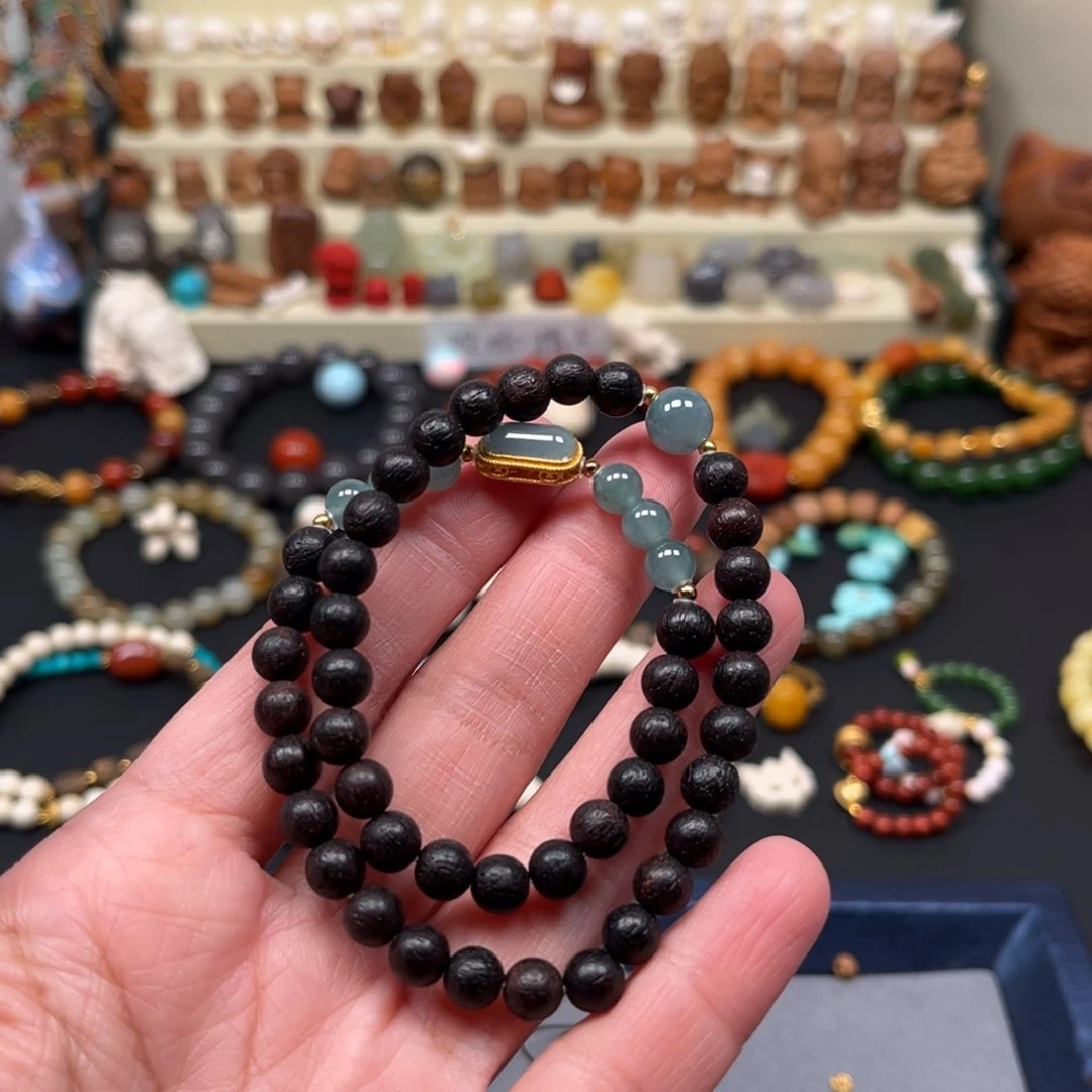 降真香手串/手链上*双圈手串