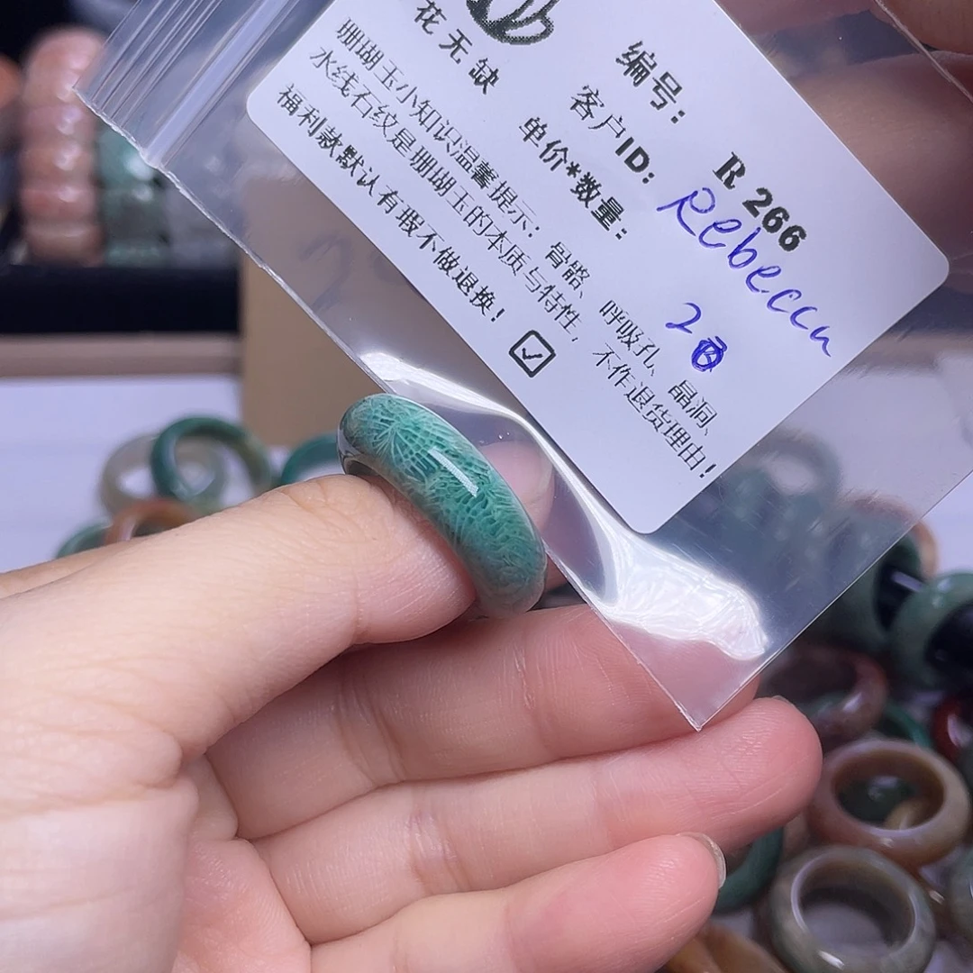 R***a硅化玉未镶嵌手镯