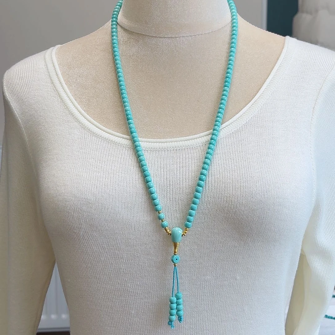 绿松石18K金镶嵌珠宝奇石6.2