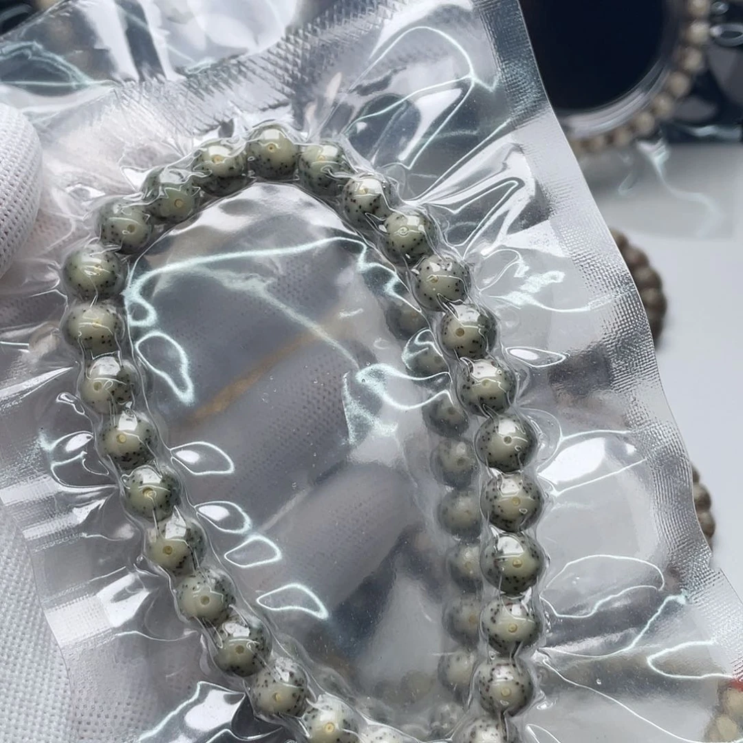 星月菩提手串糯冰9圆大眼睛手持