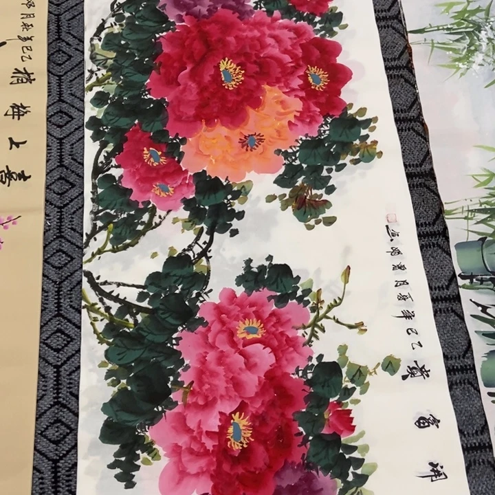 枕书斋画廊的直播间