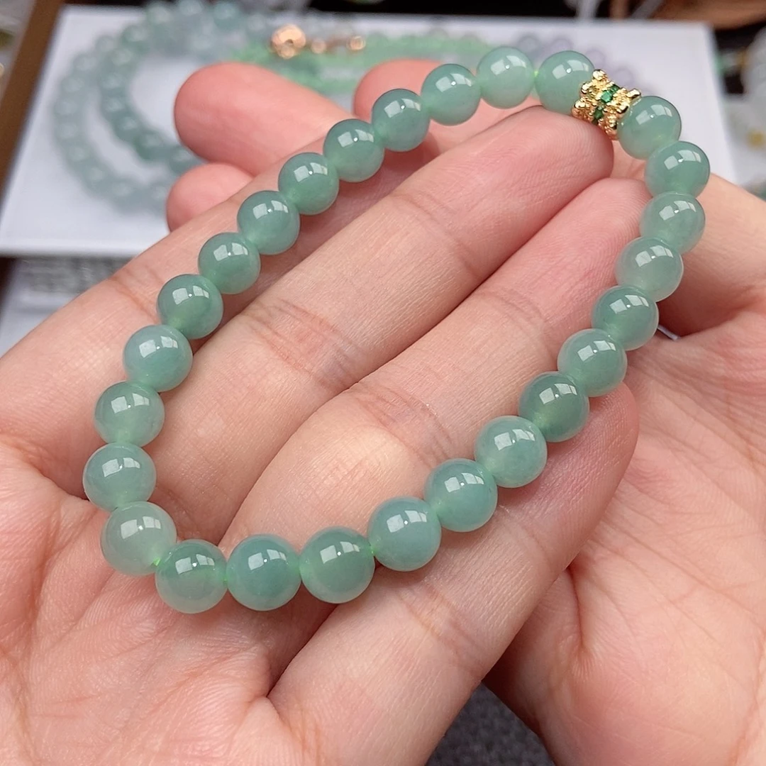 未镶嵌手链翡翠卡7