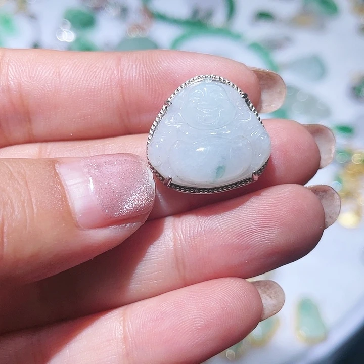翡翠银S925镶嵌颈饰
