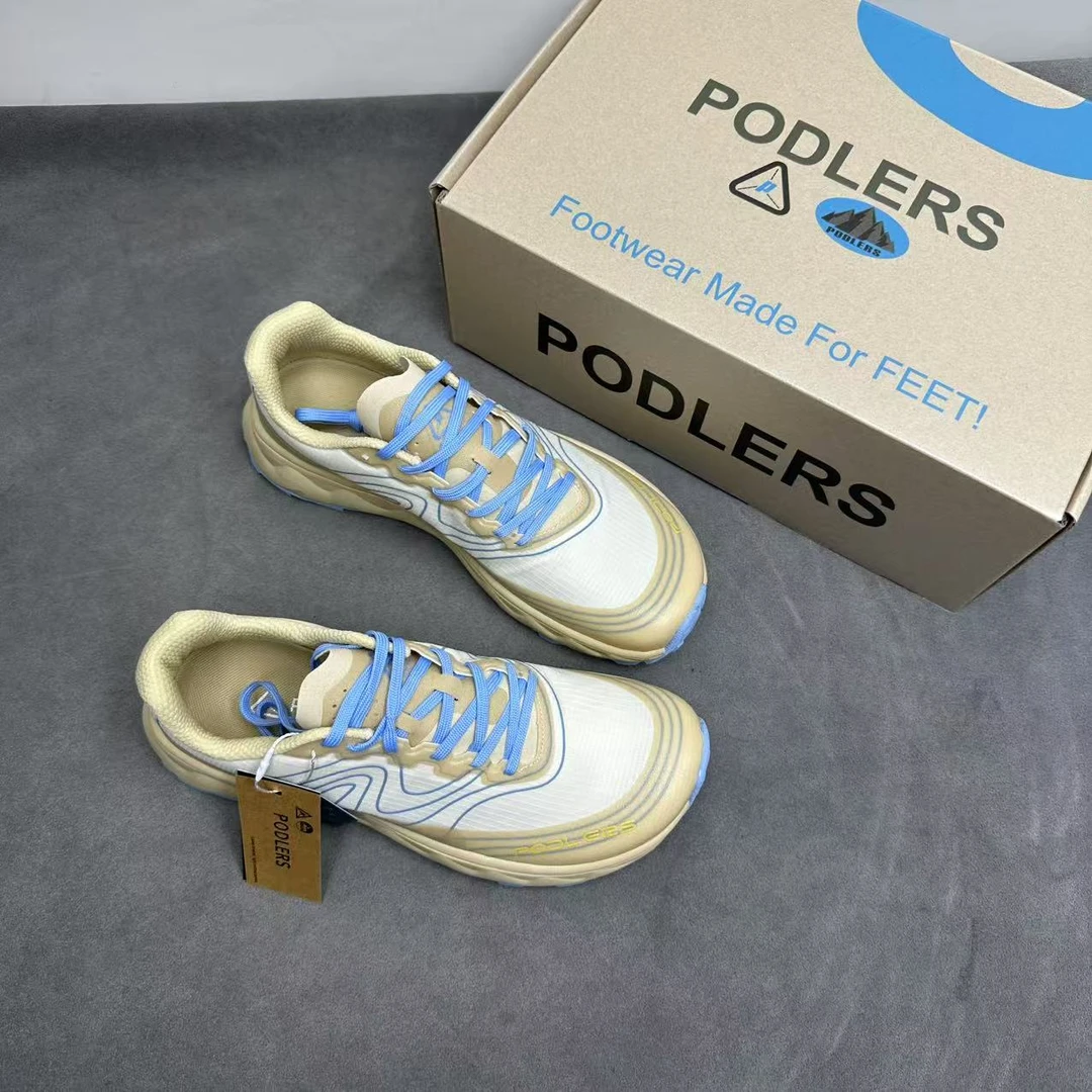 PODLERS玻德利夜光男女春夏户外通勤鞋轻便网面透气越野跑步鞋