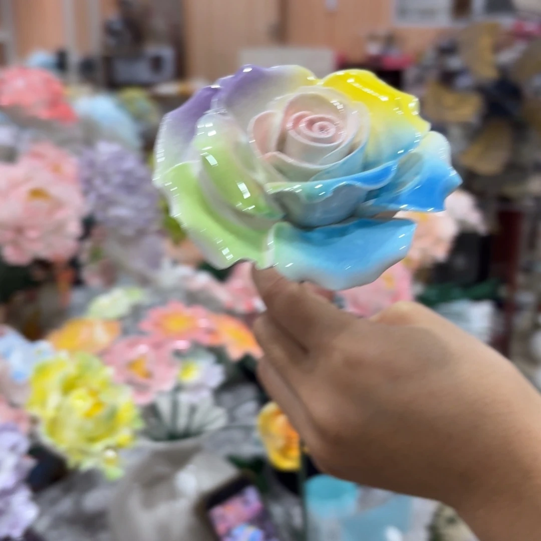 陶瓷花，20元发货，退款拉黑