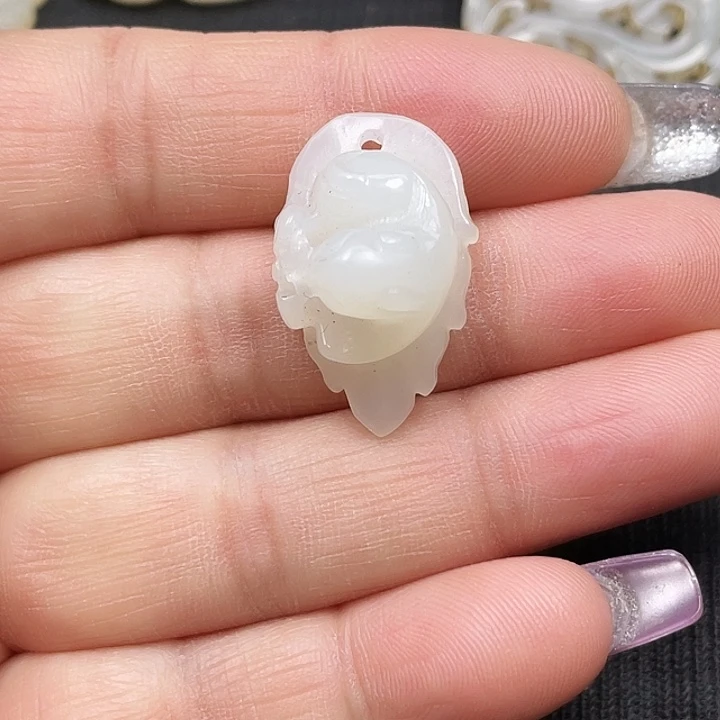 和田玉（白玉）挂件未镶嵌