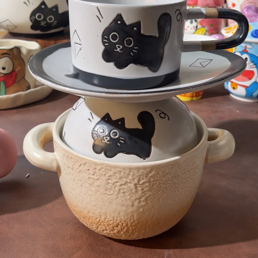 杯景德镇陶瓷文创手绘水杯