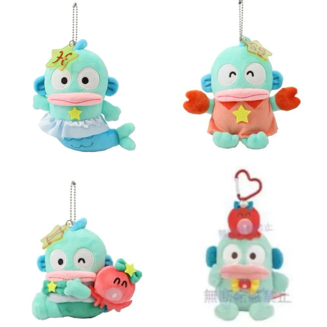 日版正品丑鱼合集st联名布丁狗&帕恰狗三丽鸥毛绒挂件公仔