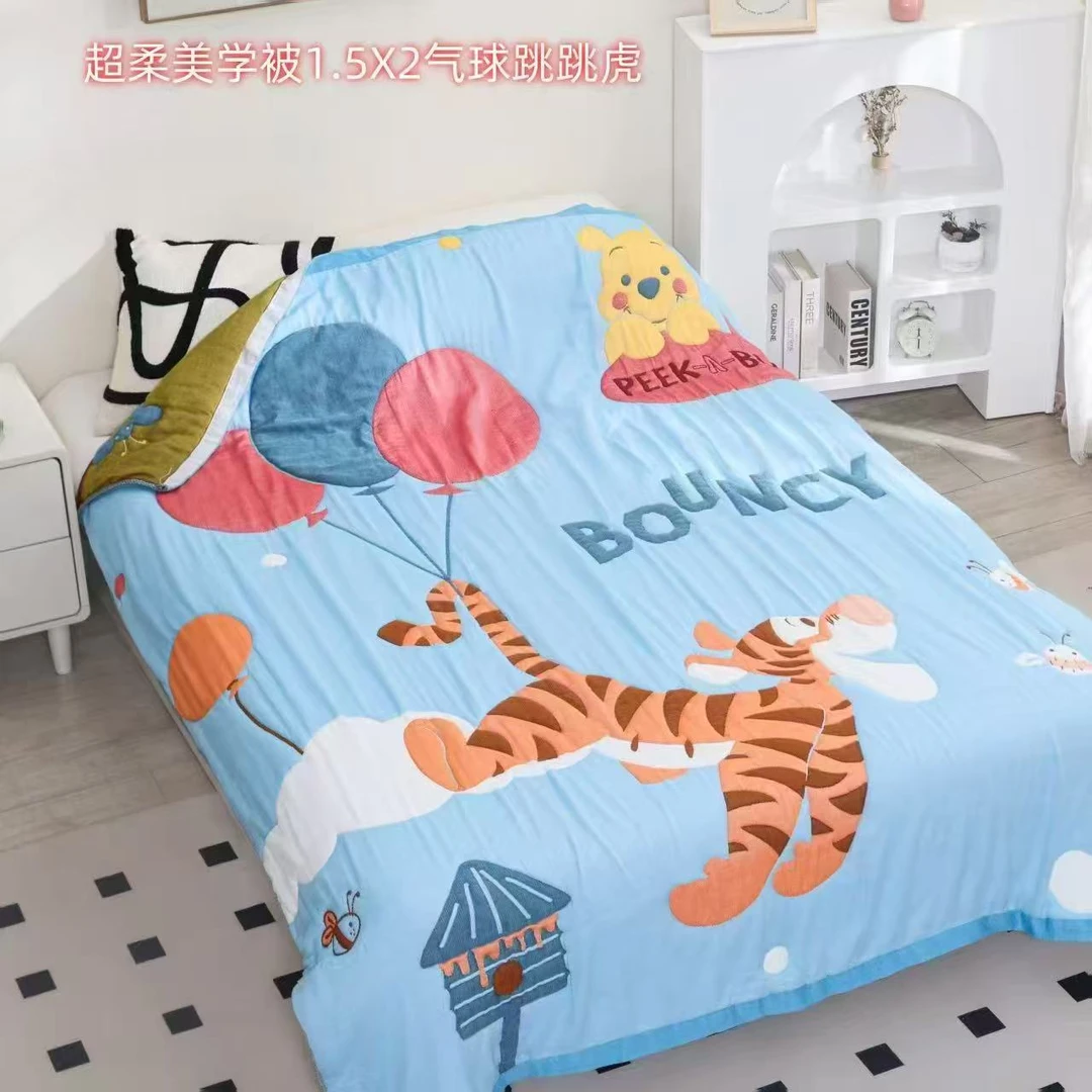 【跳跳虎】单人被超柔美学被卡通可爱柔软四季被春秋被亲肤透气