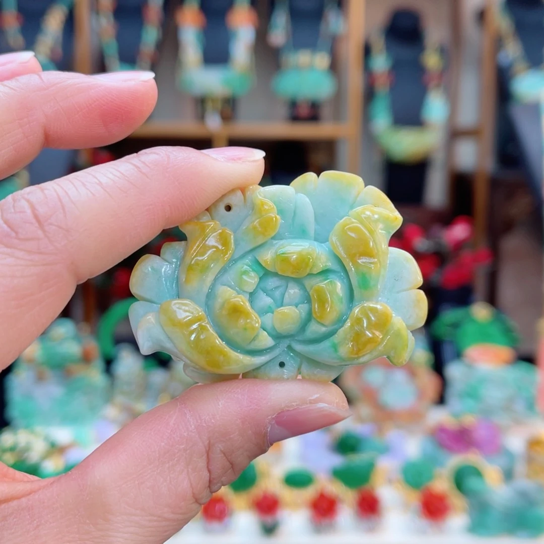 翡翠颈饰未镶嵌48小时鉴赏期