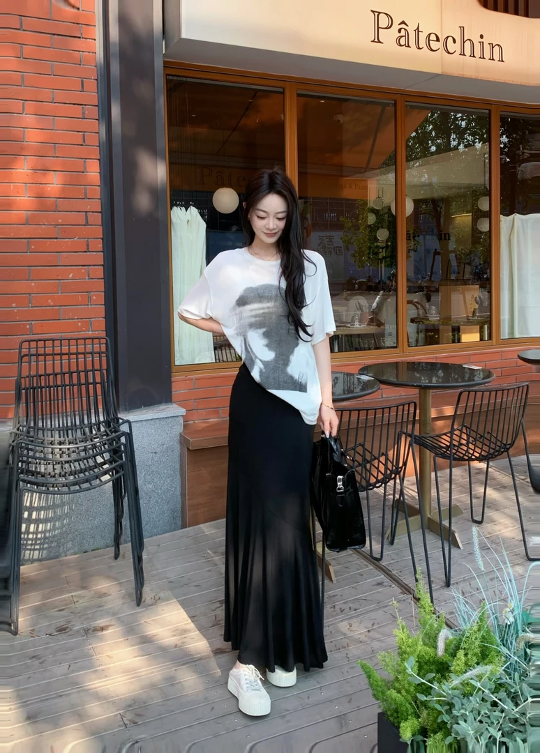 【亦瑶定制】奏鸣曲/半身裙 夏款高端休闲时尚设计款5XQDX9244