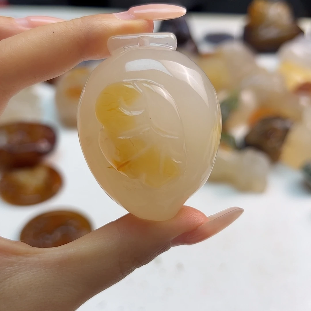 玛瑙/玉髓合金颈饰