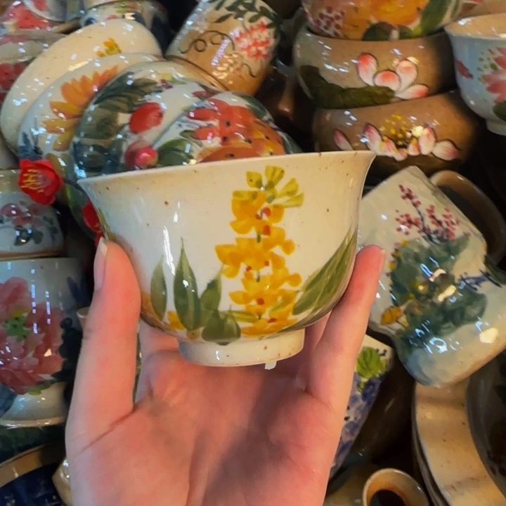 瓷片景德镇陶瓷手工手绘