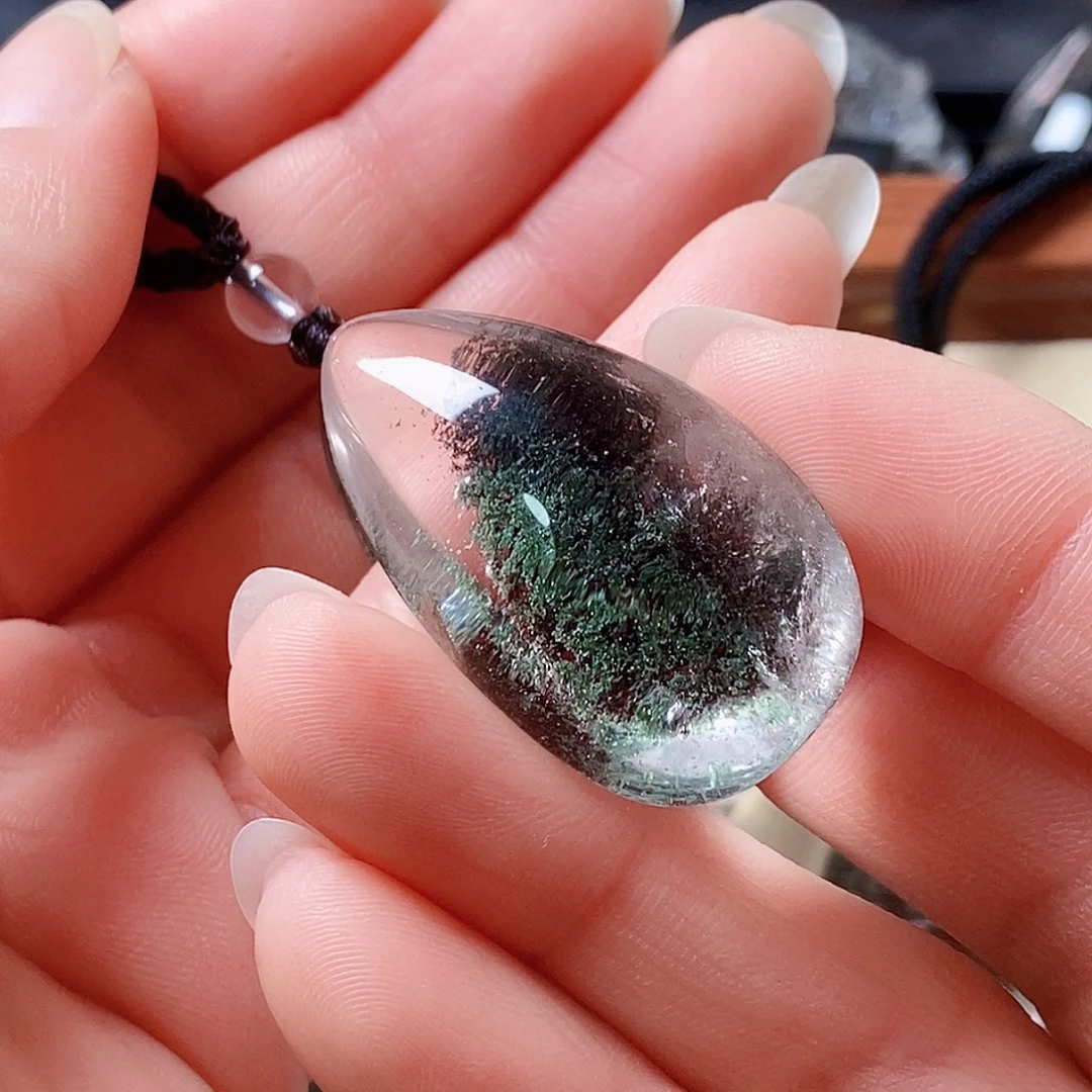 未镶嵌颈饰水晶绿幽灵