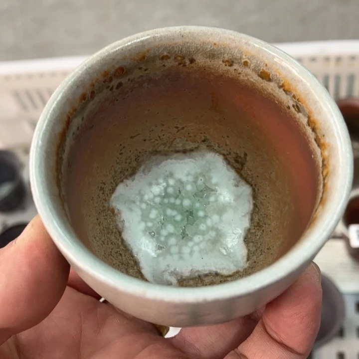 柴烧杯子与宝瓶大放漏