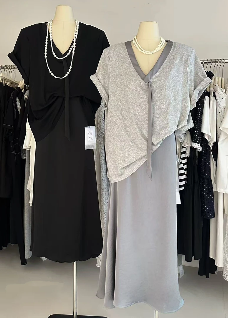 【夏款编号501-550在这拍】大码女夏款显瘦实体店品质上衣裤子合集