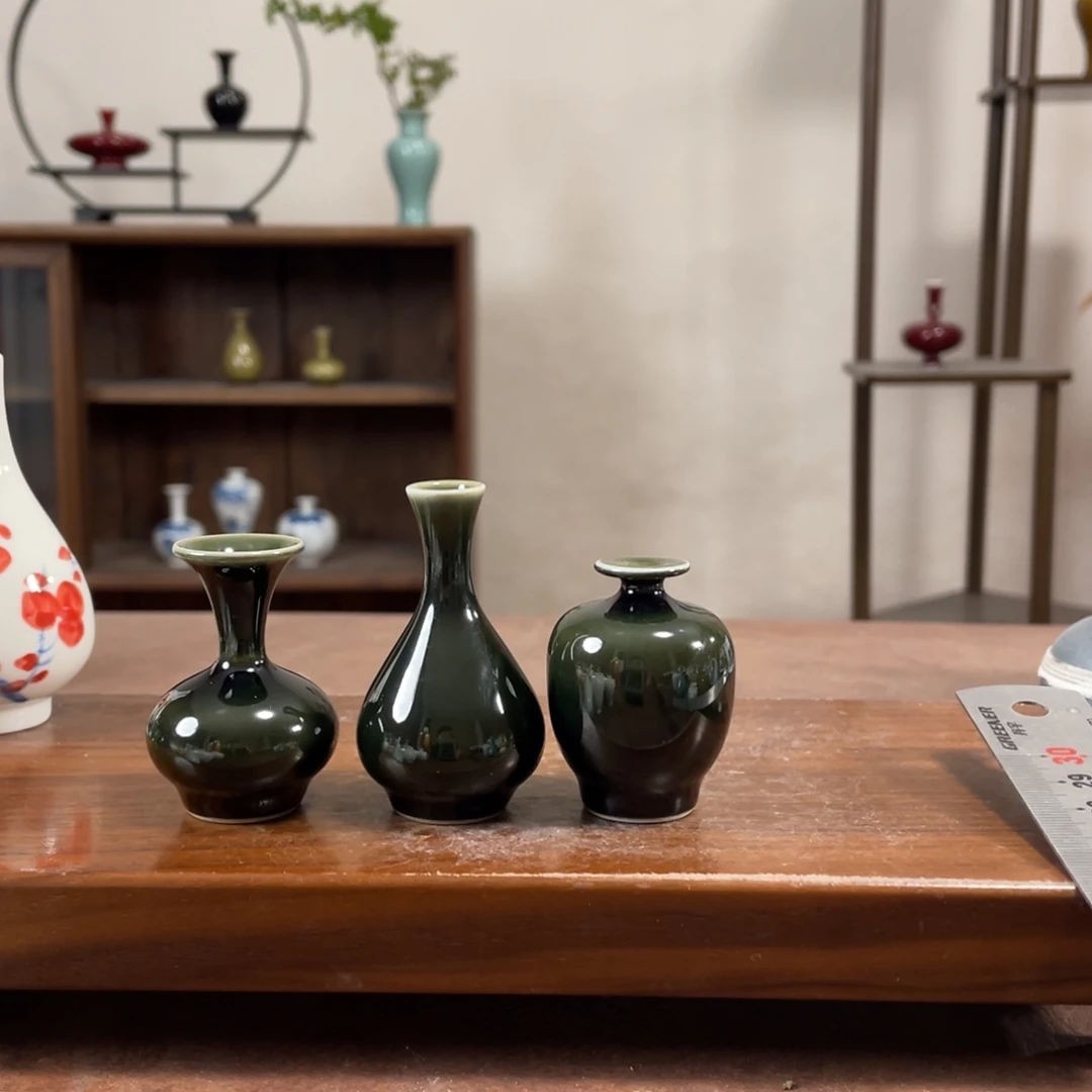 瓶榲**米花瓶摆件创意的