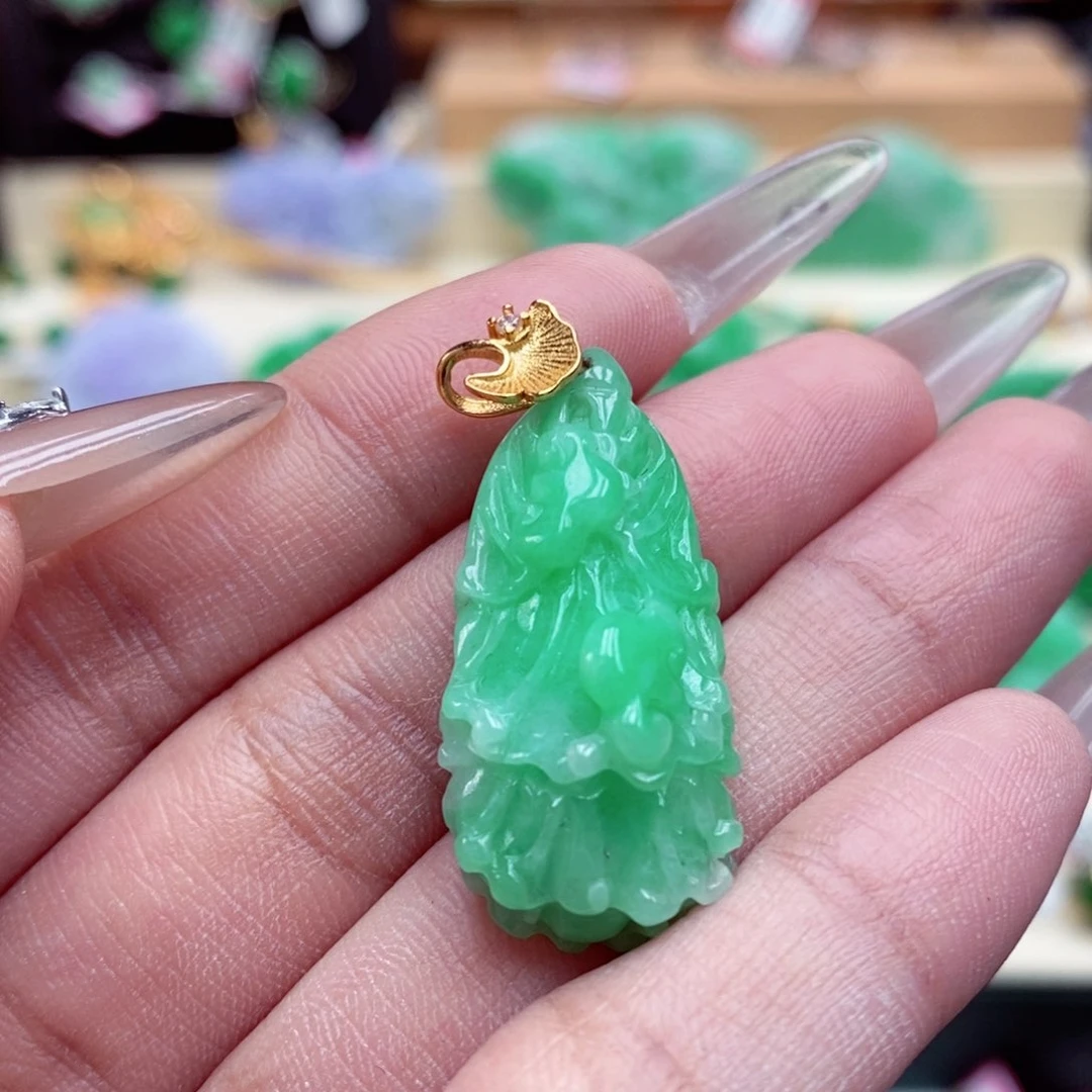 颈饰未镶嵌翡翠翡翠吊坠