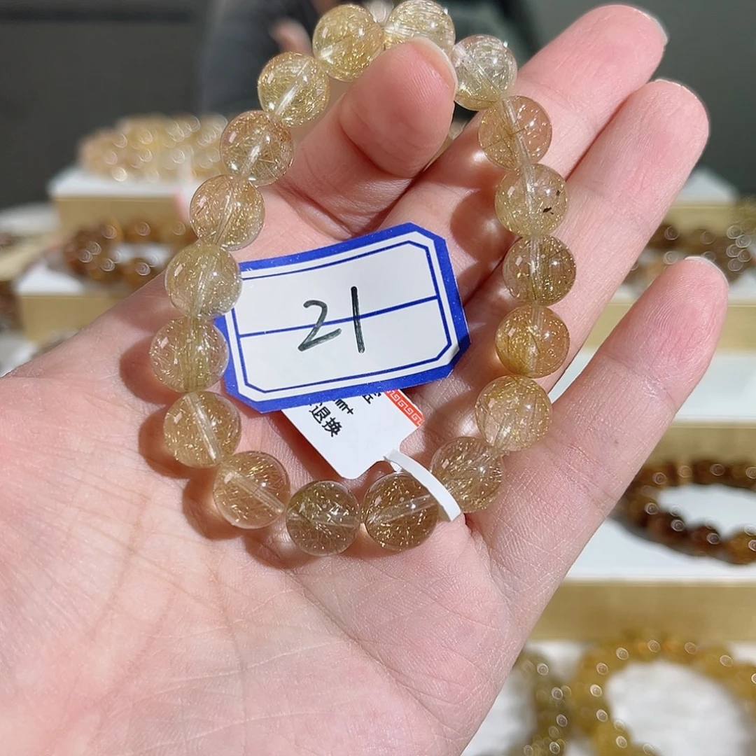 水晶手串未镶嵌漂****丫