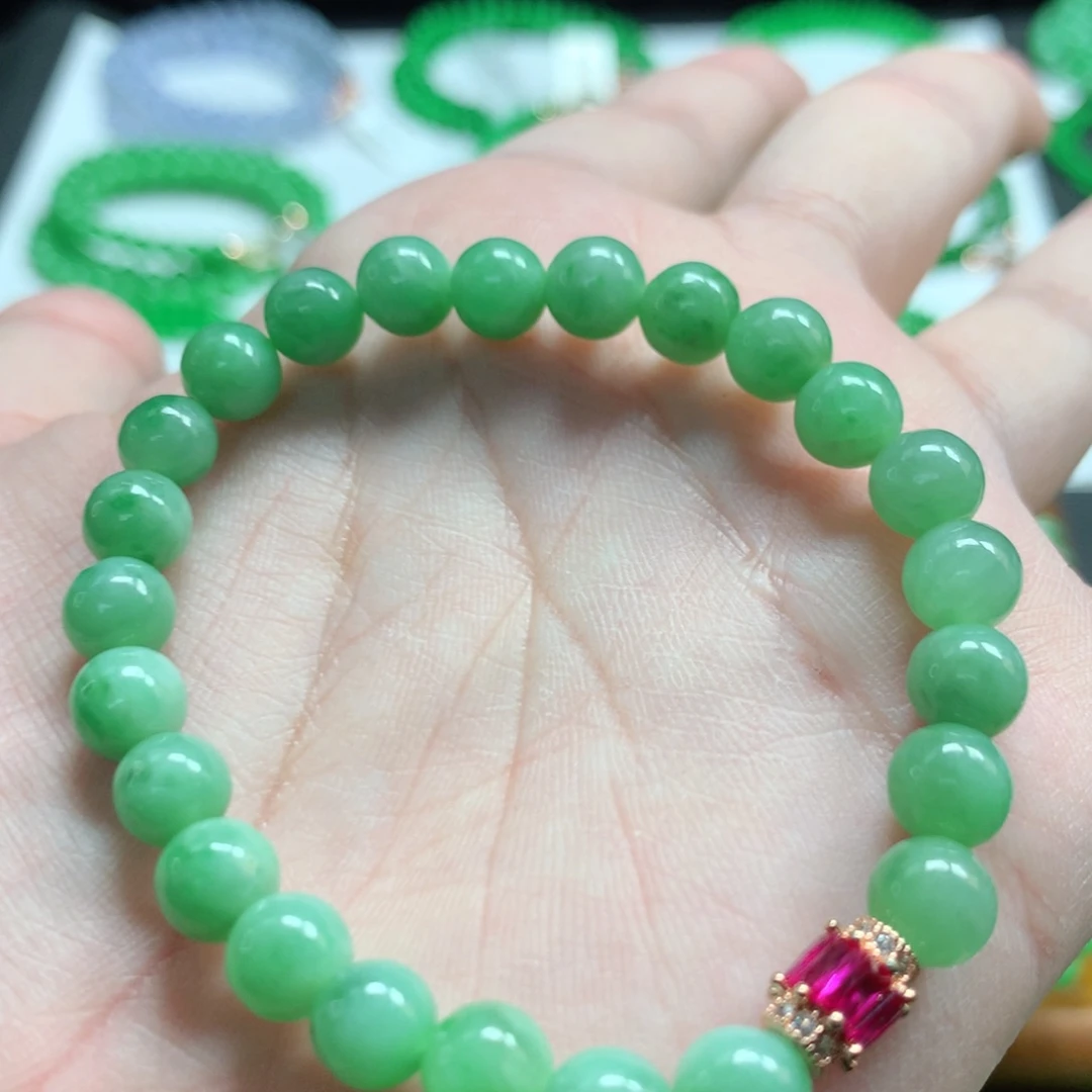 翡翠未镶嵌手链翡翠