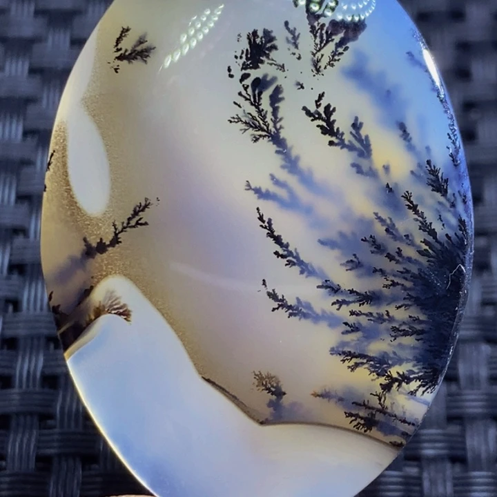 毛***虫玛瑙/玉髓颈饰未镶嵌