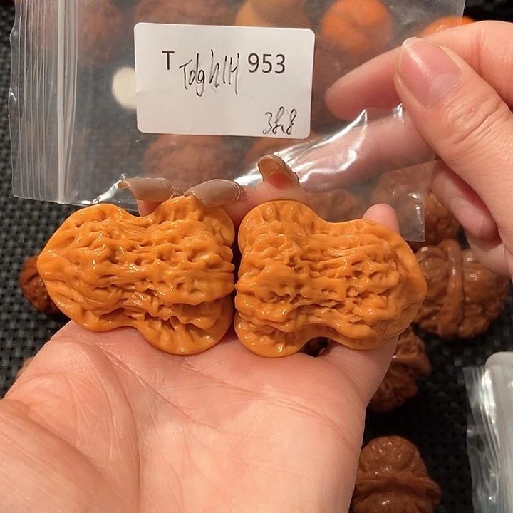 文玩核桃吊坠山*官帽葫芦38.8