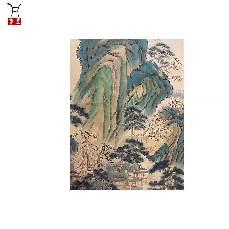 S1018山水立轴102x40/3.6平尺