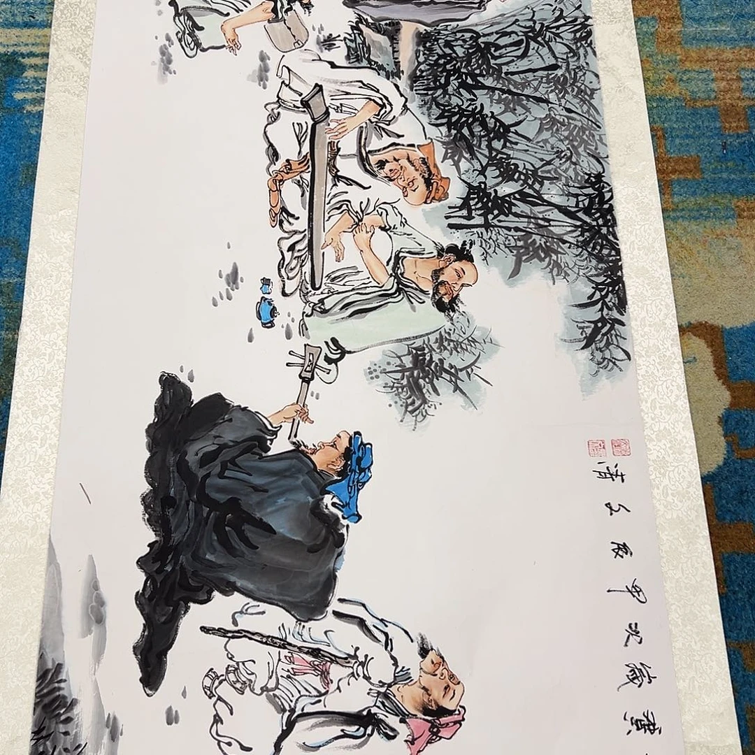 国画徐文清展览原作