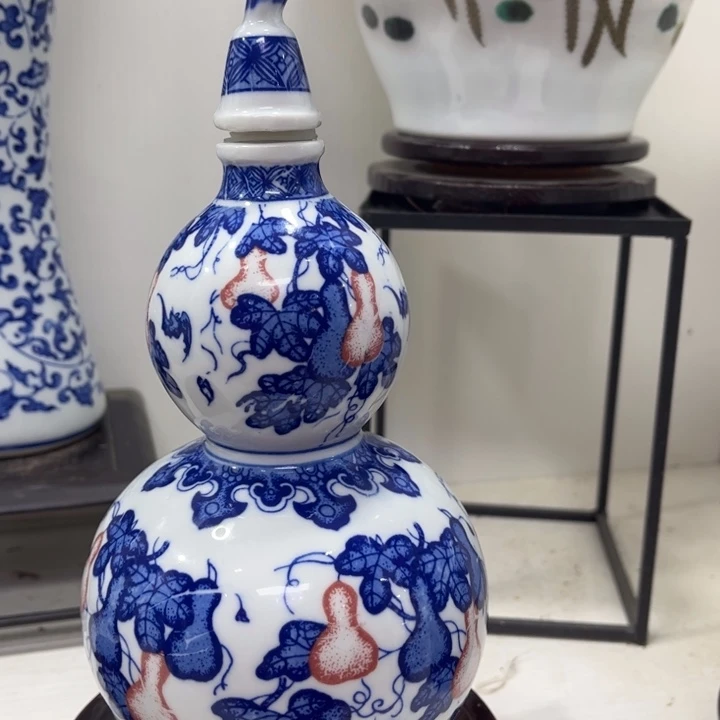 景德镇陶瓷花瓶摆件瑕疵