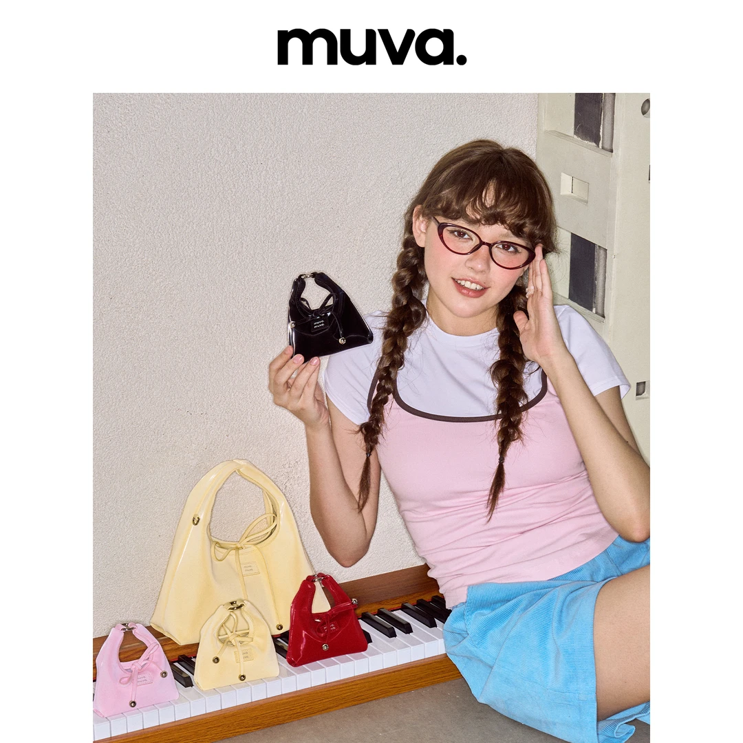 MUVA耳机包超迷你三角饭团包 可斜挎春夏美丽可爱小废包4.15新款