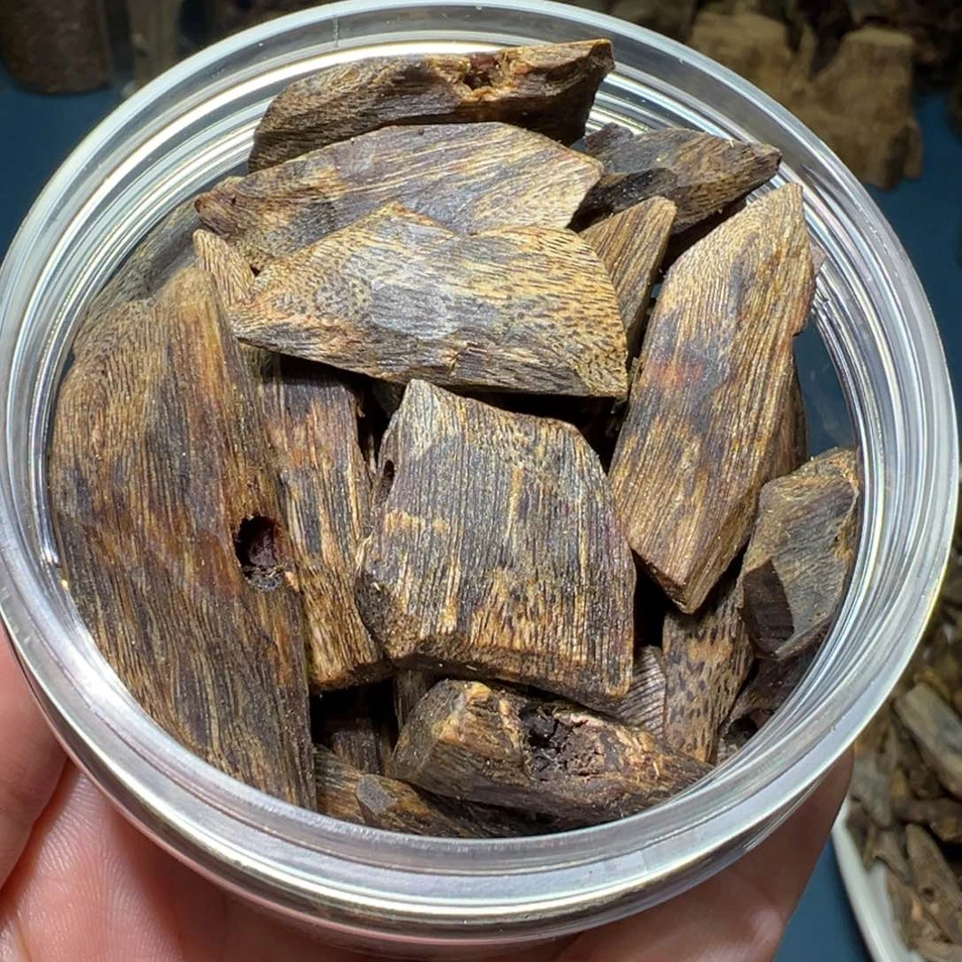 飞***狐沉香沉香碎屑奇楠金沙叶块料60克