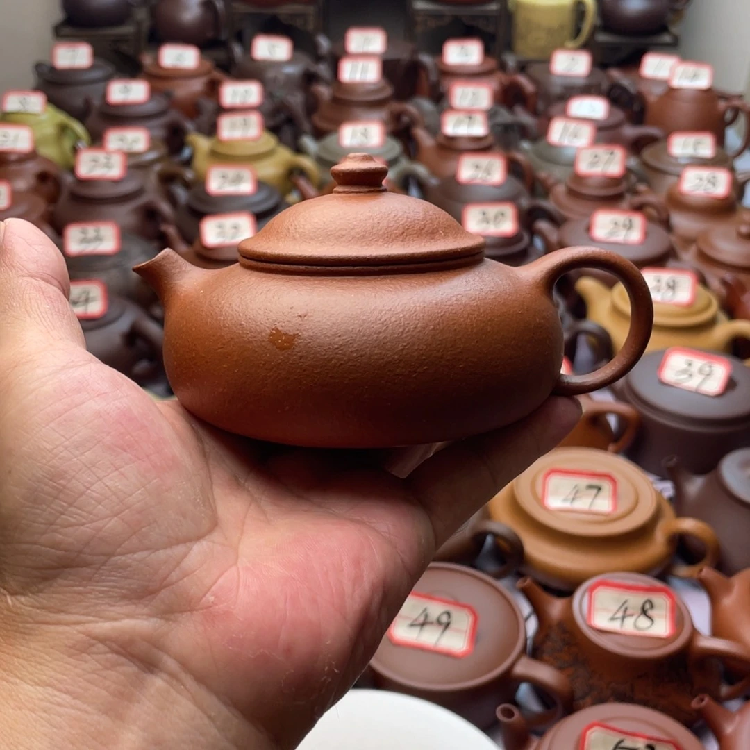 你***点茶壶紫砂宜兴紫砂全手工底章不清晰