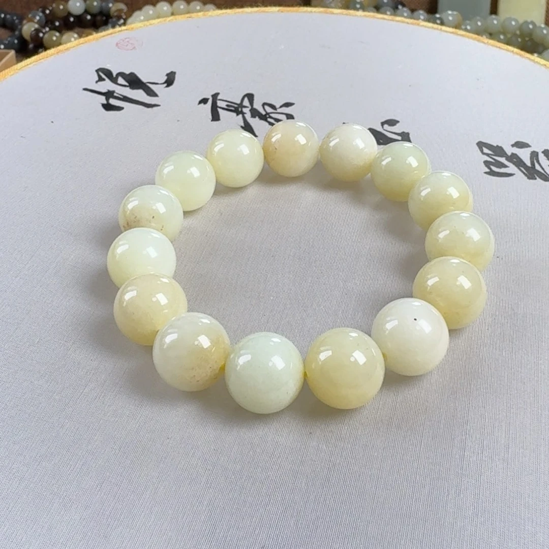 和田玉（糖玉）未镶嵌手链