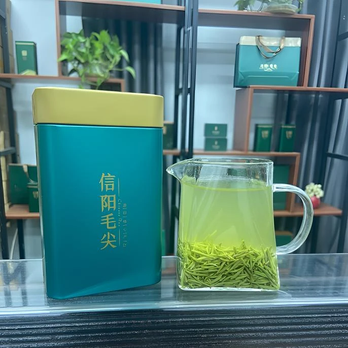 福利特价-绿茶信阳毛尖特级-《明前小米芽》高端茶送人送礼、兰花香！