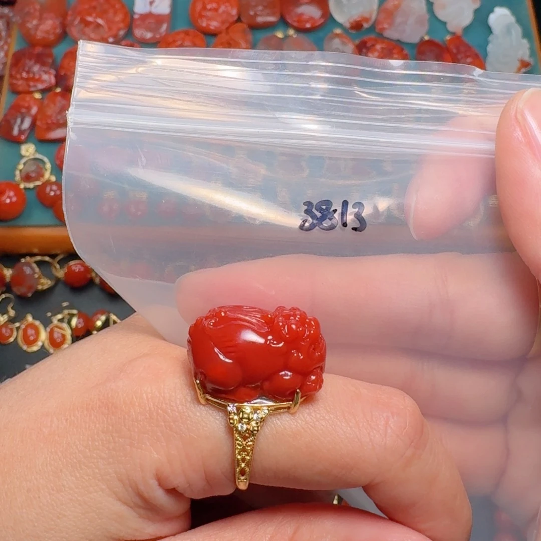 南红玛瑙南红银S925镶嵌