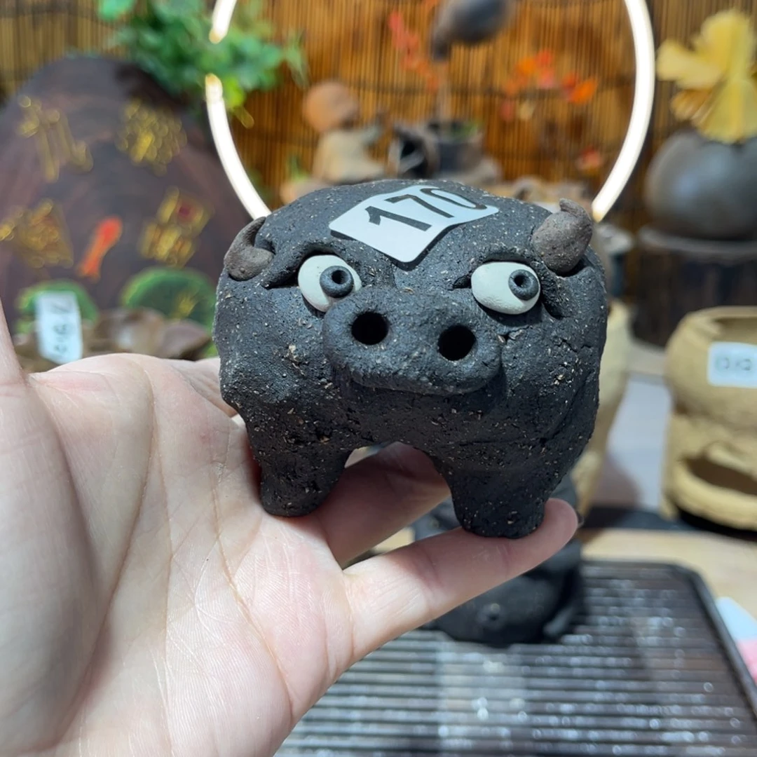 木村信鸿柴烧宝瓶