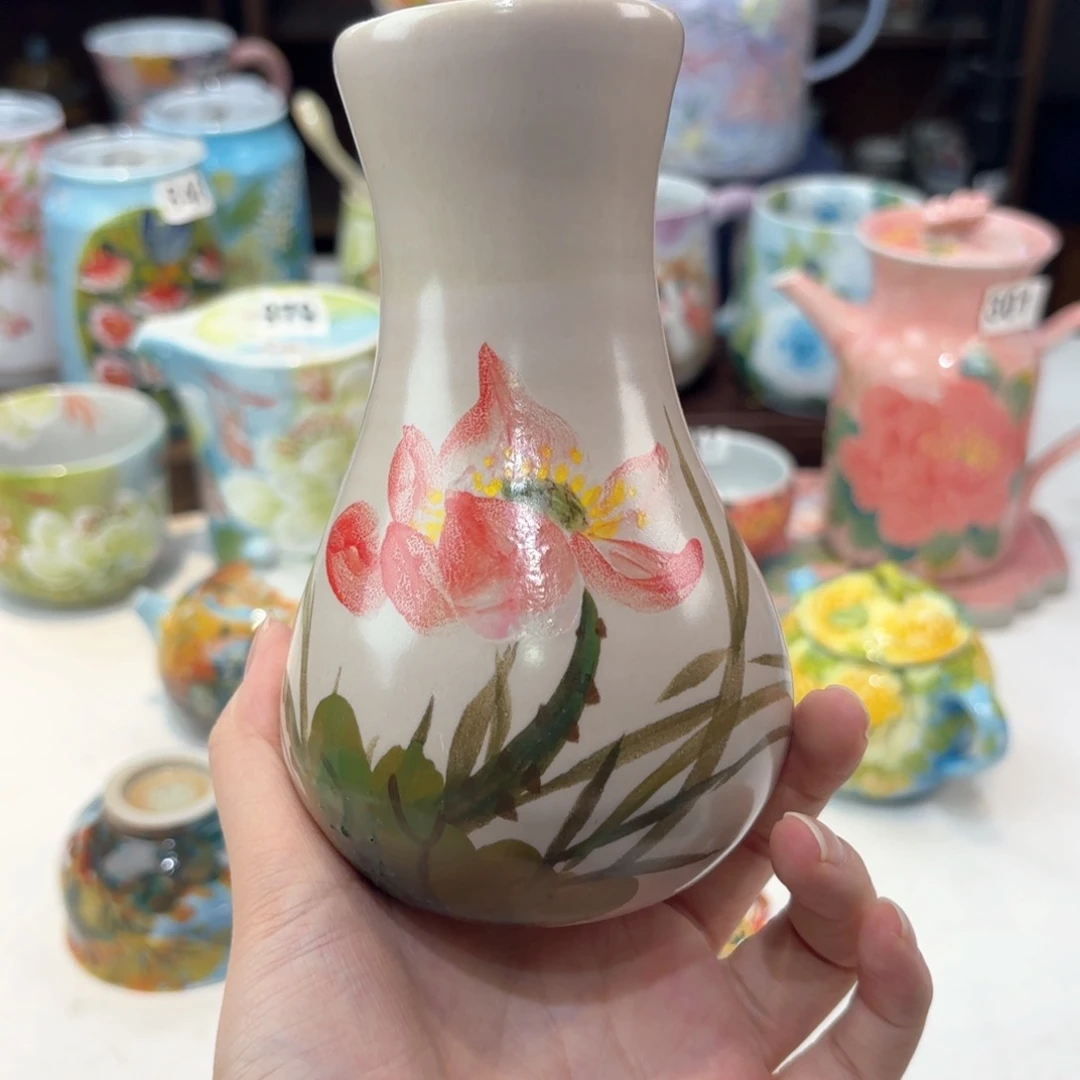 景德镇手绘高温釉下彩陶瓷茶具