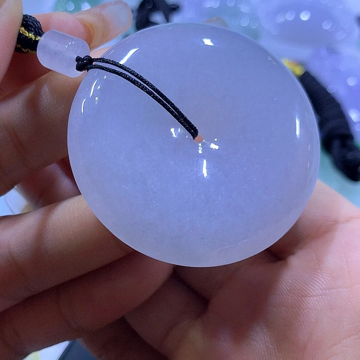 颈饰未镶嵌翡翠天然翡翠A货吊坠