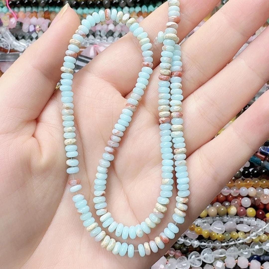 玛瑙/玉髓未镶嵌珠宝半成品卡4寿山石算盘珠一条