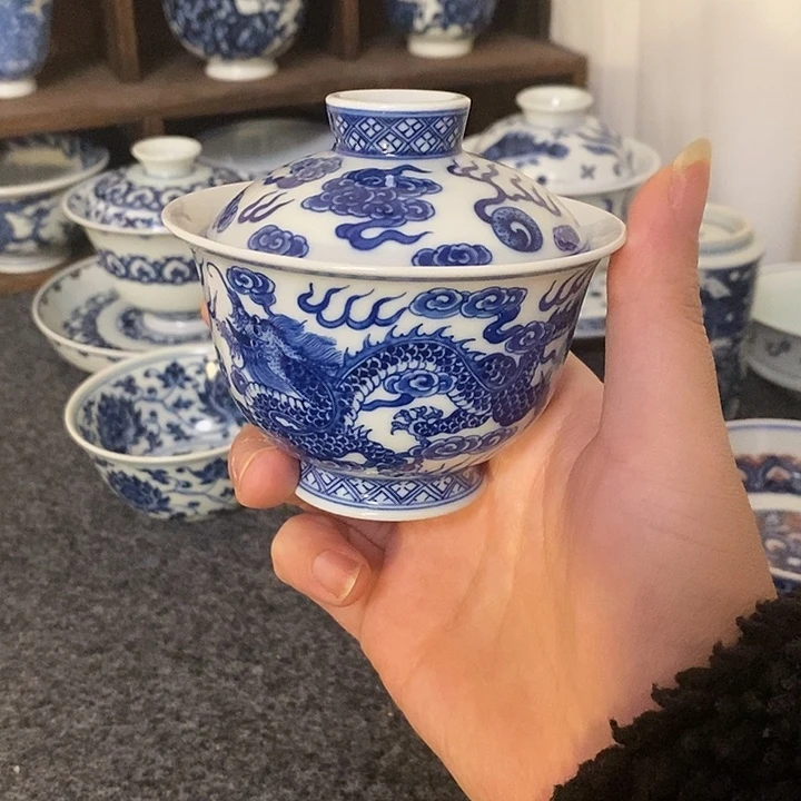 瓷【呈礼】龙凤呈祥盖碗