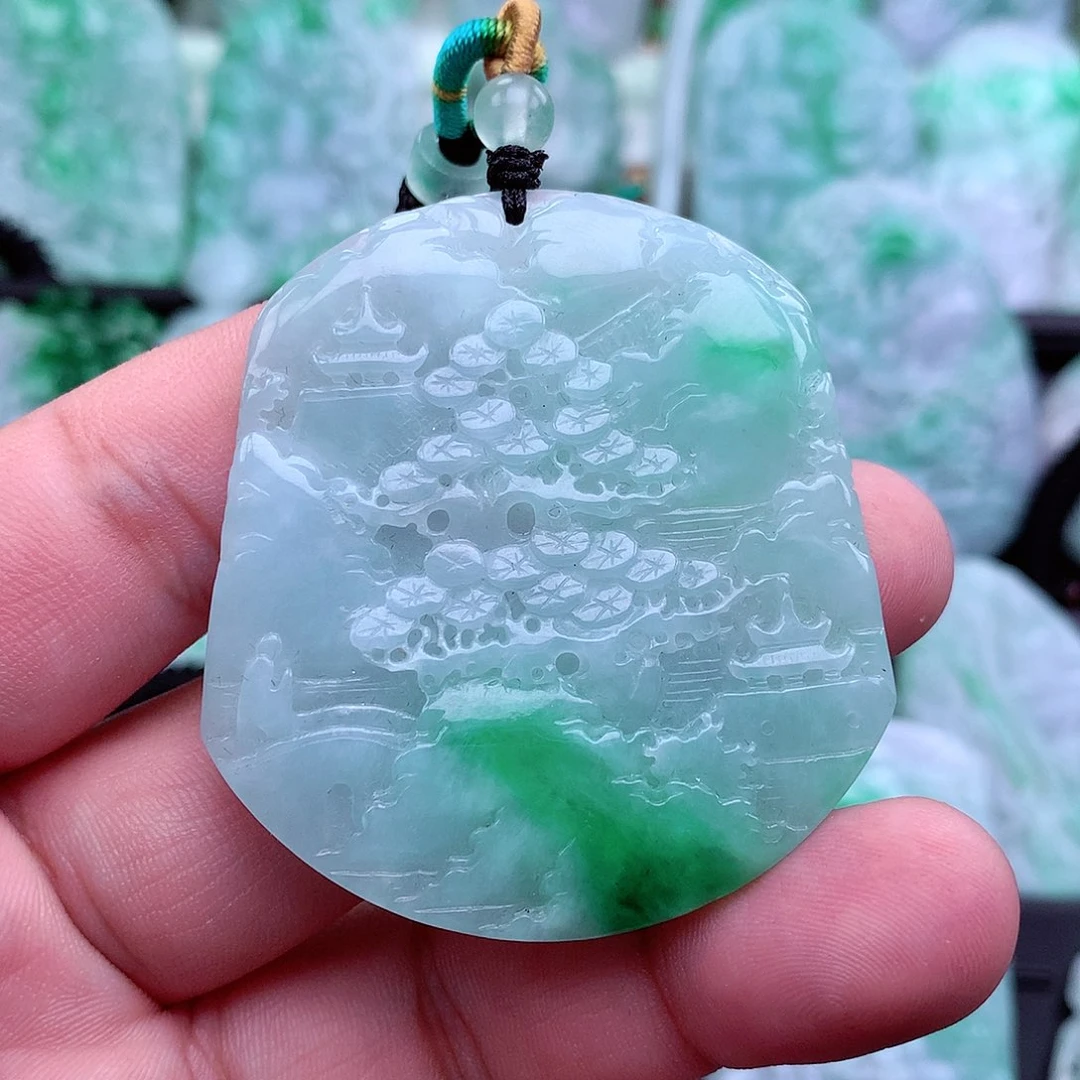 翡翠吊坠(不含链)未镶嵌