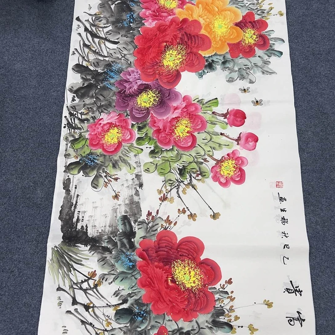 国画国画作品纯手绘作品