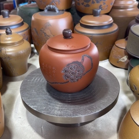 紫砂茶叶罐。。。。。。。。。。